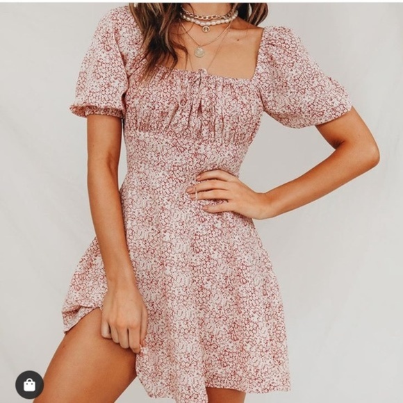 verge girl Dresses & Skirts - BLUE Retro Mini Dress